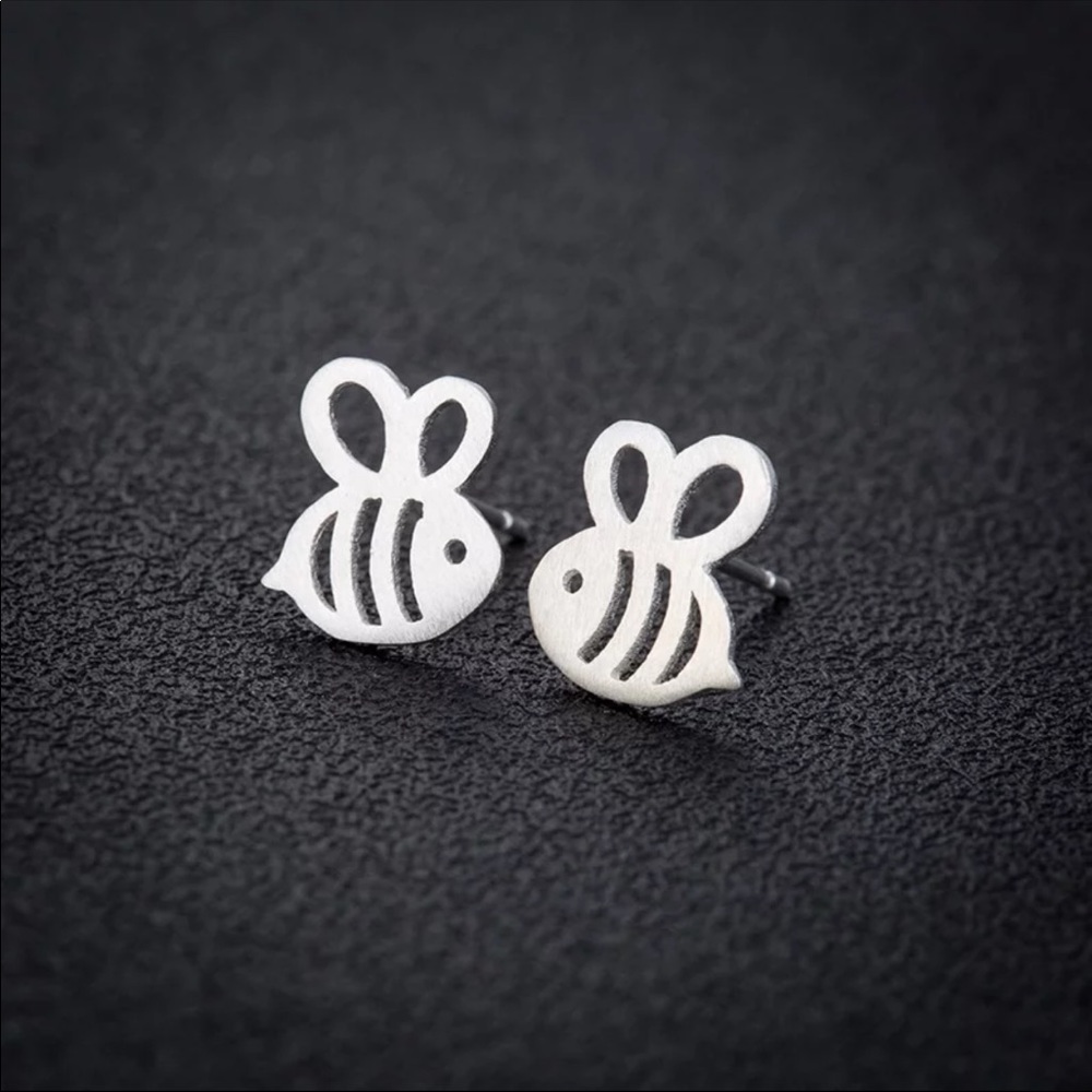 Stainless Steel Bees 🐝  Stud Earrings
